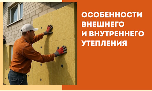 Какие особенности внешнего и внутреннего утепления в Азнакаево