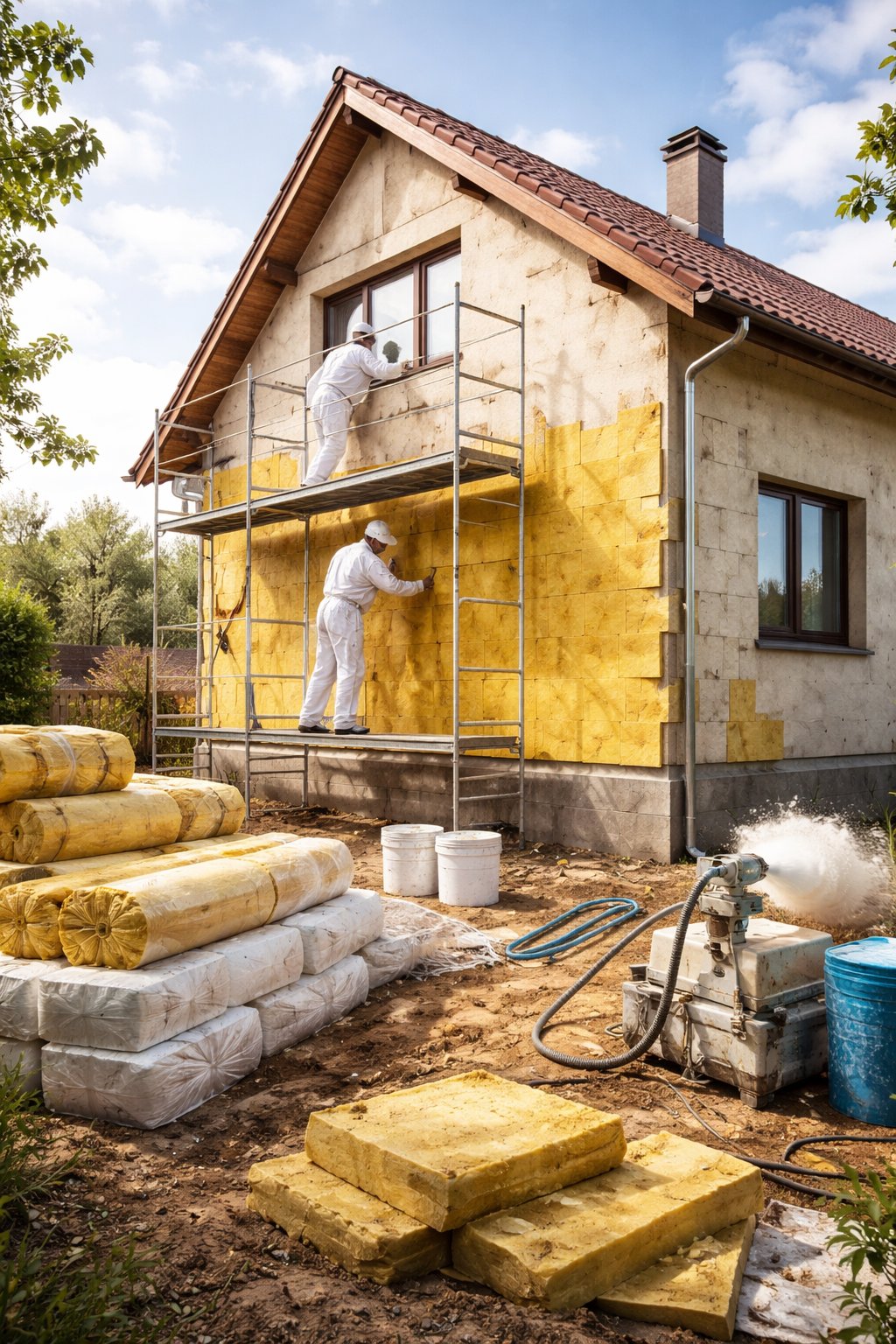 Профессиональное утепление домов в Азнакаево — тепло, надежность, экономия
