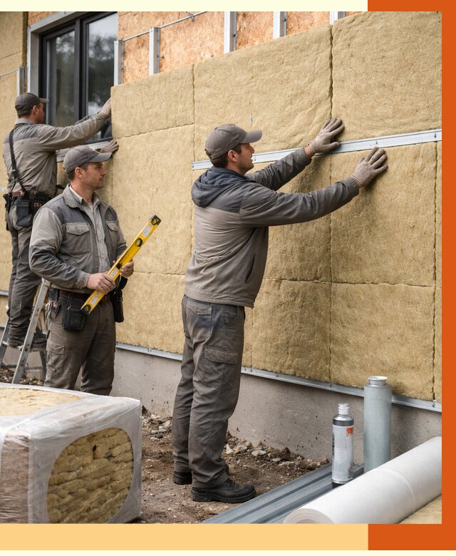 Утепление дома из SIP панелей в Азнакаево от 6362 руб./м² под ключ | ТепломастерЗнк