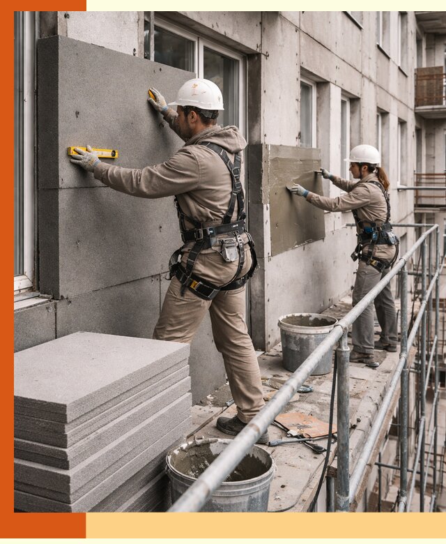 Утепление квартиры снаружи под ключ в Азнакаево