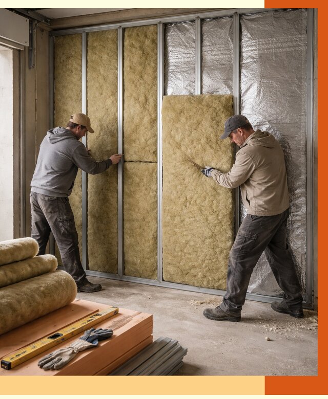 Утепление гаража изнутри в Азнакаево от 7697 руб/м2 — работы и цена | ТепломастерЗнк