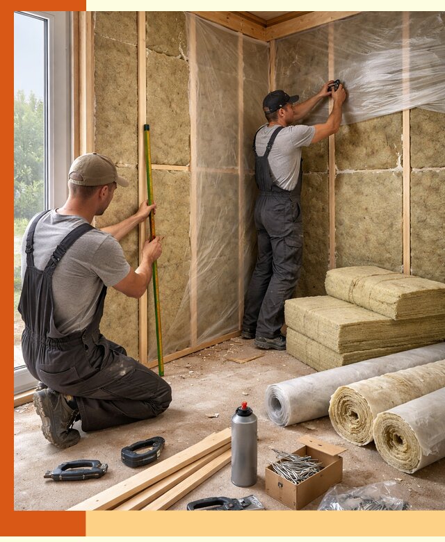 Профессиональное утепление веранды и крыльца в Азнакаево