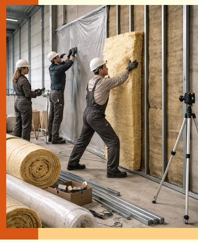 Утепление складского терминала в Азнакаево профессионально и надёжно