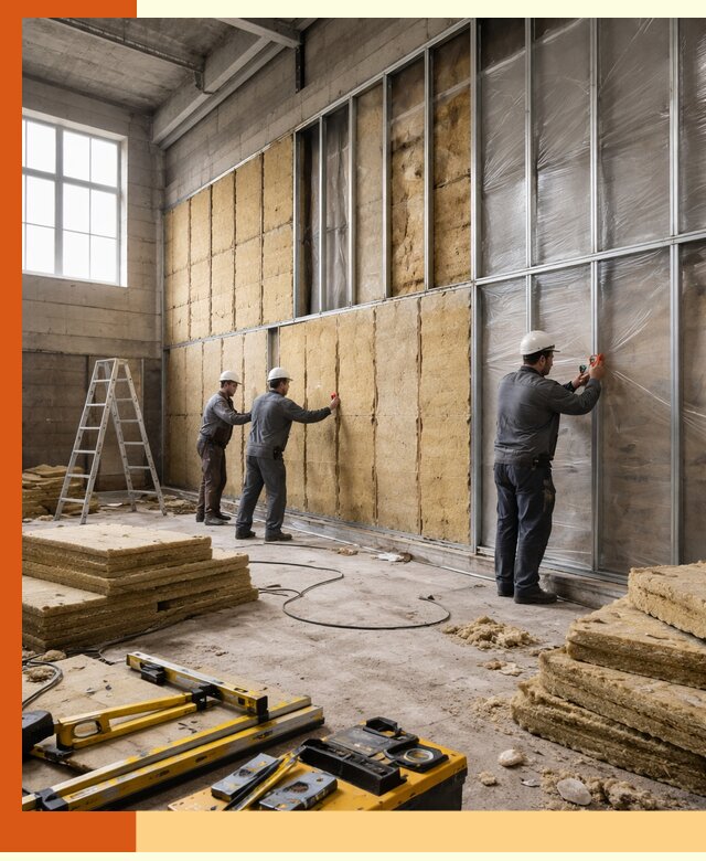 Утепление спортивного зала в Азнакаево качественно и недорого