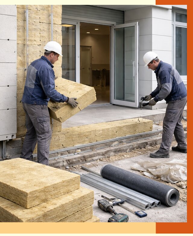 Утепление медицинского центра в Азнакаево под ключ от 12828 руб./м² | ТепломастерЗнк