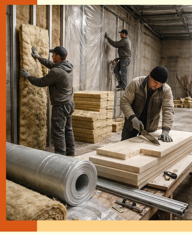 Утепление торгового склада в Азнакаево с энергоэффективными решениями