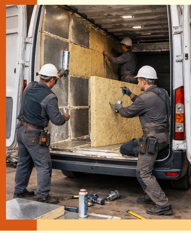 Утепление фургона-рефрижератора в Азнакаево для сохранения температуры