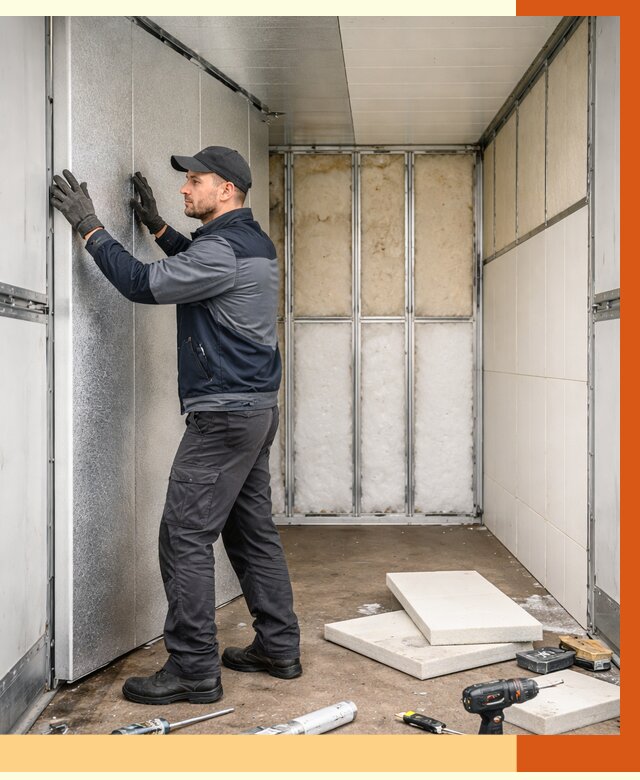 Утепление холодильного кузова в Азнакаево от 13854 руб. под ключ | ТепломастерЗнк