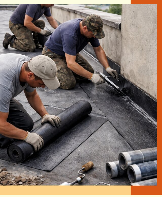 Гидроизоляция кровли в Азнакаево от 4618 руб. — профессиональная гидроизоляция крыши | ТепломастерЗнк
